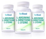 L-Arginine L-Ornithine L-Lysine Robinson Pharma, Inc.