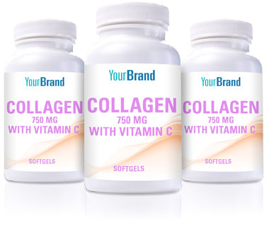 Collagen (Bovine I & III) 750 Mg With Vitamin C