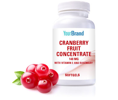 Cranberry Fruit Concentrate 140MG With Vitamin E & Rosemary