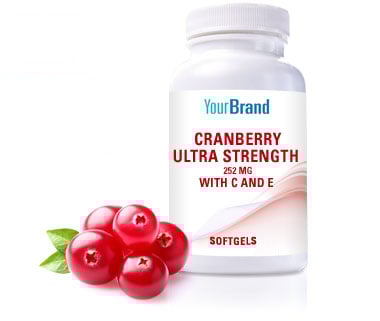 Cranberry Ultra Strength 252 Mg With Vitamin C & E